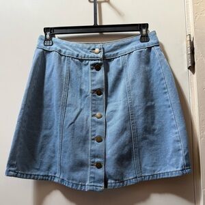 Shein Denim Button Skirt